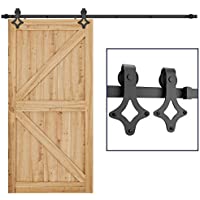Juego de herrajes para puerta corredera de 6.6ft- riel para puerta corredera- sistema de puerta corredera- kit de…